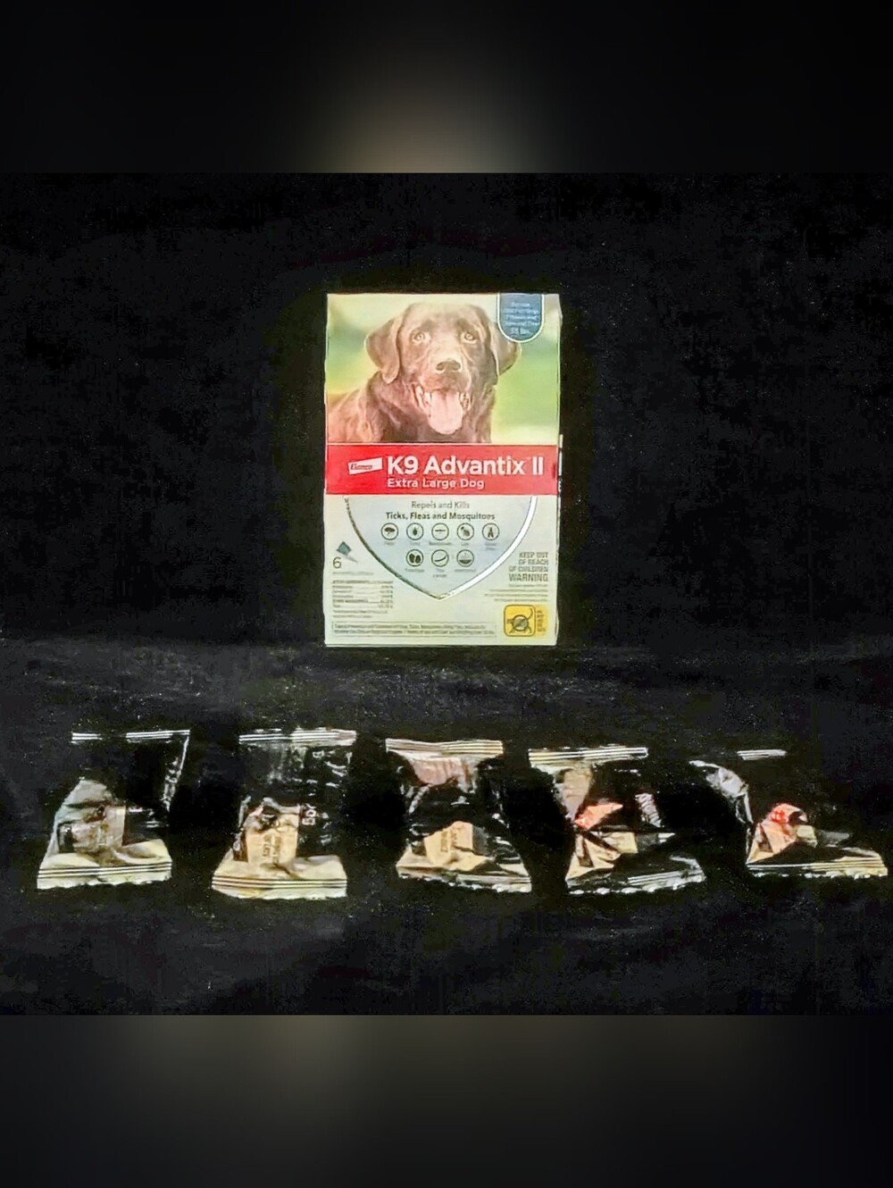 Extra Large Dog Flea & Tick Treatment - Red